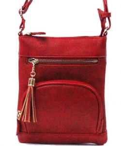 Elegant Fashion Cross Body Bag WU077  RED